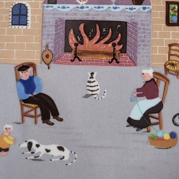 Villeroy & Boch Design Naif #5 - By the Fireside Porcelain 8 1/4" Salad Plate - Picture 5 of 5